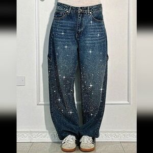 Sparkling Blue Women's Jeans